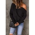 thumbnail image 4 of FOLUNSI Stylish Black Stripe Knit - Versatile, Flattering Sweater!, 4 of 8
