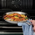 thumbnail image 2 of Tramontina Tri-Ply Clad Stainless Steel Fry Pan, 2 of 9