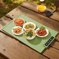 thumbnail image 4 of BotaniNest Tapis Chauffant pour Aliments / Compatible Lave-Vaisselle Chauffe-Aliments Complet avec 6 Modes Réglables et Minuterie Enroulable et Coussin Chauffant Alimentaire en Silicone Portable avec Verrouillage pour Enfant, 4 of 6