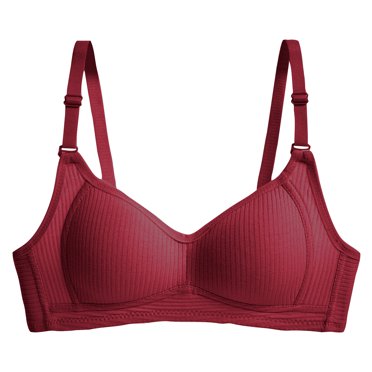 Cameland Soutien-Gorge pour Femme Sans Armature sous-Vêtements Soutien-Gorge Quotidien Uni Petit Bonnet sous-Vêtements