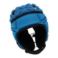 thumbnail image 1 of Rugby Headguard Protector Guard Wrestling Helmet Padded Lacrosse Head Gear Protective Blue, 1 of 9