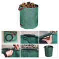 thumbnail image 4 of EIGTHTAIL Sac à Déchets de Jardin Pliable Réutilisable Contenant pour Feuilles et Herbe pour Pelouse Cour Piscine (400 L) Contenants de Rangement, 4 of 10