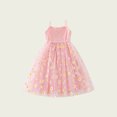 thumbnail image 4 of WEAIXIMIUNG Robes pour Filles Taille 6-7 Jupe pour Filles Enfants Été Mode Petit Imprimé Robe Bouffante Robe de Plage pour Enfants, 4 of 4