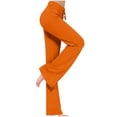 thumbnail image 2 of AherBiu Sweatpants for Womens High Waisted Drawstring Slim Fitted Casual Trousers Fall Solid Color Workrout Yoga Pants, 2 of 9