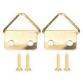 thumbnail image 1 of Picture Hangers, Picture Hanging Tool 50pcs Iron Photo Wall Hanging Hook Frame Hanger with Matching Screws for Painting Mirror Photo Frame, 1 of 7