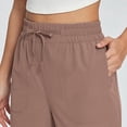 thumbnail image 2 of NECHOLOGY Women's Wide Leg Athletic Capris with Pockets, Red, Size XL, 2 of 7