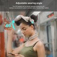 thumbnail image 4 of Sangle de Tête Meta Compatible avec Casque Meta Quest3 VR 5000mAh Rechargeable 360 Sangle de Tête Réglable 180 Accessoires VR pour un Port Confortable T3, 4 of 8