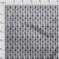 thumbnail image 2 of oneOone Viscose Chiffon Fabric Leaves & Floral Block Decor Fabric Printed BTY 42 Inch Wide, 2 of 4