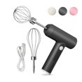 thumbnail image 1 of Egg Beater 20W Electric Handheld Egg Whisk Kitchen Rechargeable Cream Blender Mixer, Gray, 1 of 8