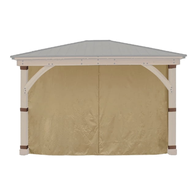 APEX GARDEN Rideau de Remplacement à 4 Côtés pour Pavillon Méridien 11 Pi x 13 Pi
