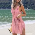 thumbnail image 2 of XMMSWDLA Maillot de Bain pour Femmes Paréos pour Femmes Col en V Ample Plage Bikini Maillot de Bain Chemise Écran Solaire Couvre-Maillot Cadeaux pour Femmes, 2 of 4