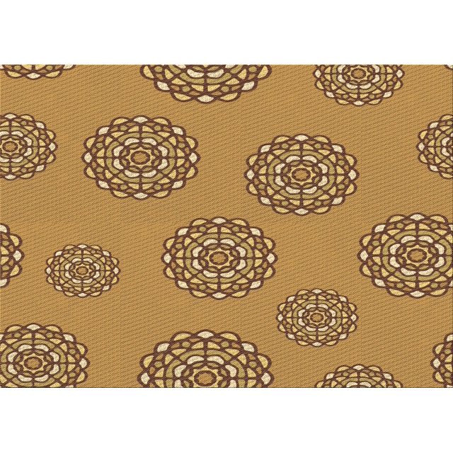 Ahgly Company Tapis d'Intérieur Lavables à la Machine Rectangulaires de Transition Orange à Bière, 5' x 8'
