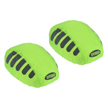 Unique Bargains Cycling Bicycle Helmet Cover Motorcycle Helmet Rain Covers Ride Gear Helmet Cover Green 2 Pack