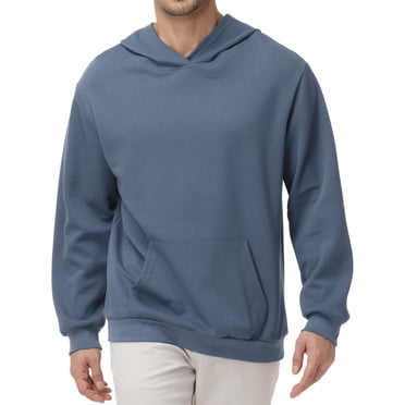Pepypepy Men’s Pullover Hoodie, Lightweight Cotton Hooded Sweatshirt, Size: S-XXL