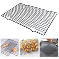 thumbnail image 5 of TASTAN Grilles de Refroidissement en Acier Inoxydable Grande Grille de Cuisson et de Refroidissement (Lot de 2) - Plateau de Grille Compatible Four pour Rôtir, Griller, Biscuits et Pain / Lave-Vaisselle, Noir, 5 of 5