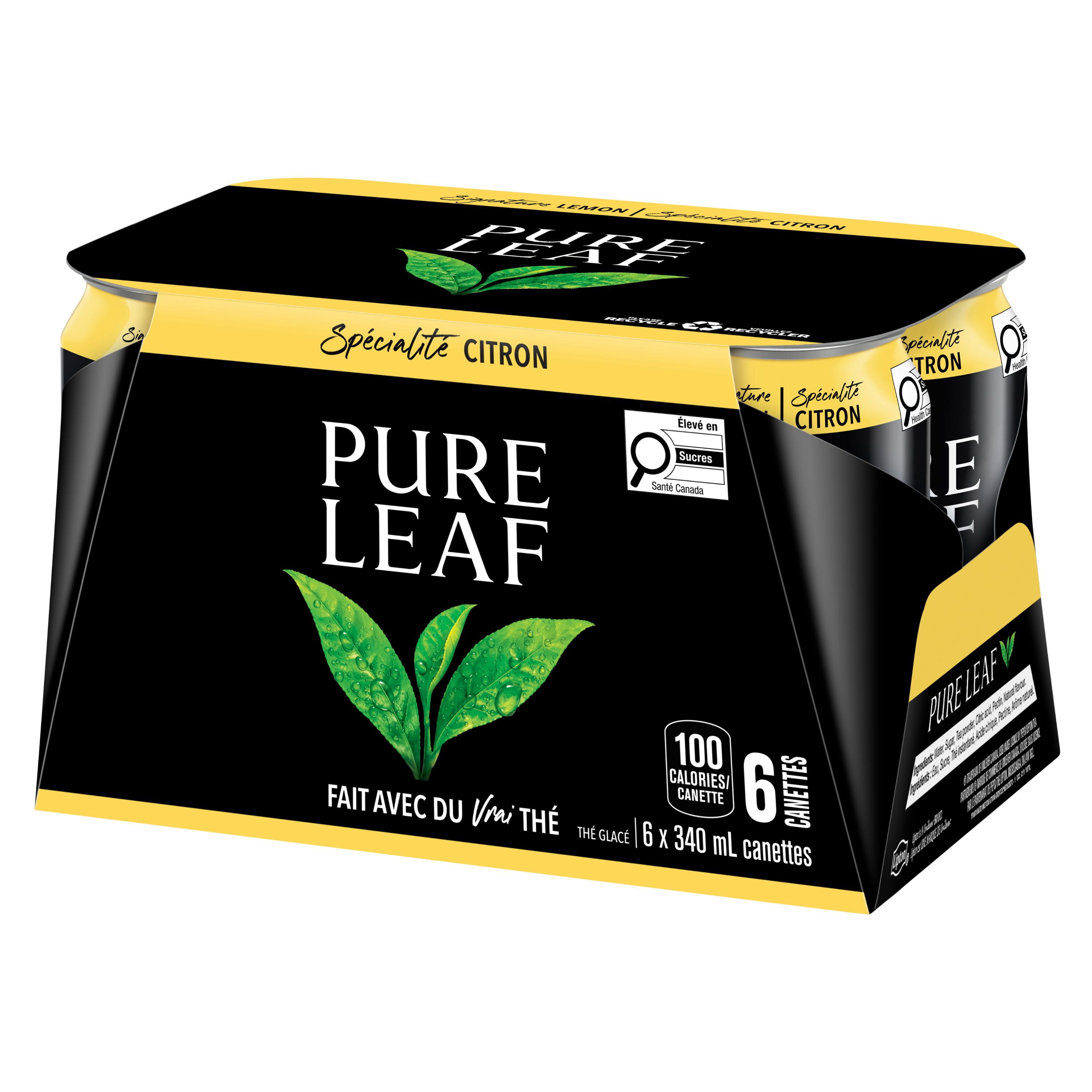 Pure Leaf Lemon Iced Tea 6 x 340 mL, Cans - Walmart.ca
