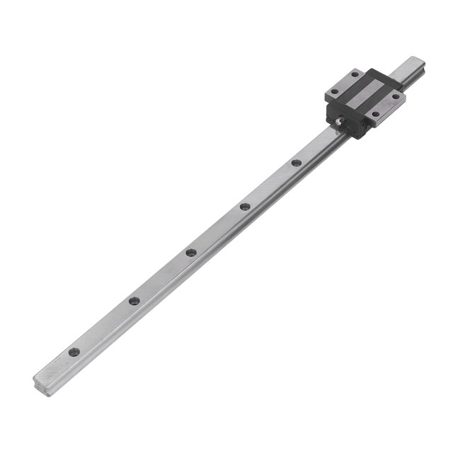 Kit de Rail de Guidage Linéaire, Rail de Guidage Linéaire à Roulement en Acier avec Bloc, Grande Vitesse, Résistance à la Corrosion pour Machine-Outil de Précision pour Équipement 350 mm