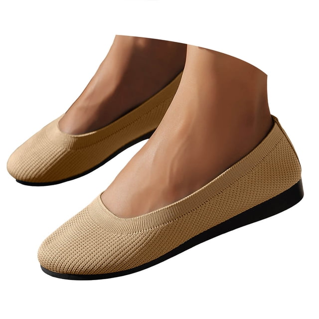 Mepaouo Ballerines à Bout Rond pour Femmes, Chaussures Plates Confortables, Mocassins Habillés à Enfiler pour Dames, Mary Jane