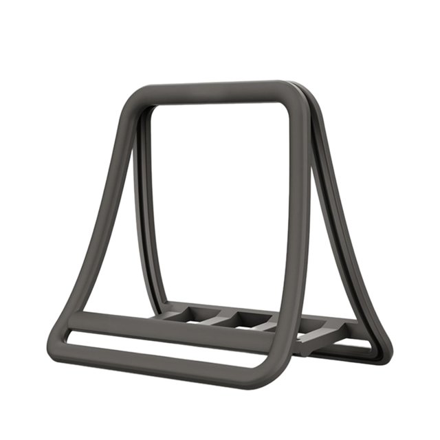 Miulika Vertical Laptop Holder Anti Scratch Stable Desktop Holder for Home Work Desk Black