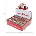thumbnail image 3 of Assorted Red Pattern Burlap Ribbon (2.5" X 3 Y) (12/Pdq) - Set of 12, 3 of 3