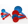 thumbnail image 1 of Starfrit Collapsible Measuring Cup And Spoon Set, 8 Piece, Space Saving Kitchen Tools, Standard And Metric Measurements, Dishwasher Safe, Storage Rings Included, 1 of 2