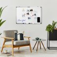 thumbnail image 2 of Dry Erase Board Magnetic White Board for Wall, 18” x 12” Small Whiteboard with 2 Markers & 2 Magnets & 1 Eraser, Portable Whiteboard for Planning, Drawing, to Do List, Office School Use, 2 of 6