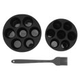 thumbnail image 2 of 7 Cup Silicone Muffin Cake Cups, 7 Inche 8 Inch Flexible Washable Silicone Fryer Muffin Pan  For Making Chocolates, 2 of 8