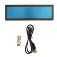 thumbnail image 2 of Led Name Badge LED Name Badge Tag Scrolling Blue Programmable 4 Brightness With  Business Card Screen For Hotel Restaurants, 2 of 8