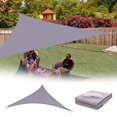 thumbnail image 1 of Sun Shade Triangle Sun Shade 95% Block For Patio Backyard Garden Outdoor Activities With Fixing Kit Microfiber Sofa Cover Garden Blanket L Shape Couch Cover, 1 of 3