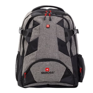 SKROSS Sac à dos scolaire avec paillettes rembourrées et poche pour ordinateur portable, sac à dos