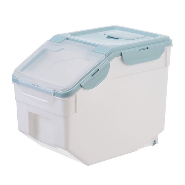 CAROOTU 1 Pce Seau Grande Capacité Anti-Humidité pour Animaux de Compagnie, Conteneurs de Stockage Alimentaire