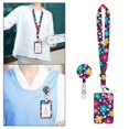 thumbnail image 4 of lionlar Cute ID Card Holder Lanyard with Clip Card Sleeve Accessories Hang Rope Keychain styleC, 4 of 9