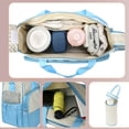thumbnail image 2 of Ensemble de Sac à Couches Imperméable Durable et Élégant pour Poussette Maman Chariot de Maternité Sac à Couches Rouge, 2 of 9