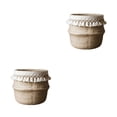 thumbnail image 3 of relayinert Hanging Basket Rattan Easy Application For Balcony And Garden Plants Eco-friendly Wickerwork Basket Type 6 2Set, 3 of 6