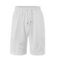 thumbnail image 1 of Plebaso Mens Casual Shorts Drawstring Loose Summer Shorts Solid Color Breathable Beach Vacation Shorts, 1 of 6