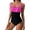 Hot Pink, variant on HNMKIU One Piece Swim Suit Swimwear Bathing Suit for Women Control Swimsuit Black,XL