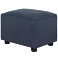 thumbnail image 1 of Evolur Holland Ottoman tapissé | Modern Design, 1 of 6