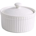 thumbnail image 1 of SAYDY 4 Oz Ramekin Bowls with Lids, for Creme Brulee Souffle, Porcelain Ramekins for Baking, Classic Style Ramekins Bowls,White, 1 of 7