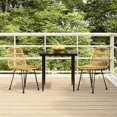 thumbnail image 1 of vidaXL Ensemble Bistro de Jardin 3 Pcs en Rotin Poly, 1 of 5