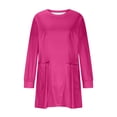 thumbnail image 4 of Chandail en Molleton Surdimensionné pour Femmes Col Rond Manches Longues Pull Décontracté Confortable Tenues de Mode Automne Vêtements 2024, 4 of 6