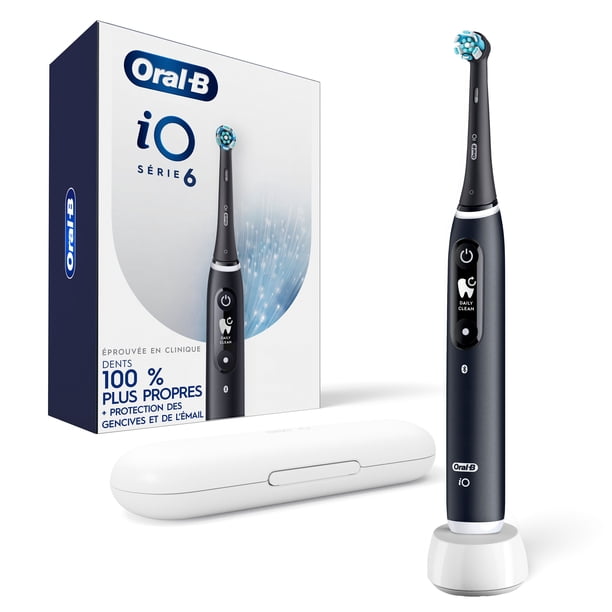 Oral-B iO Series 6 Electric Toothbrush with Brush Head, Black Lava