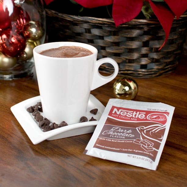 Nestle Dark Chocolate Mix Hot Cocoa Packets- 50/Box - Walmart.ca