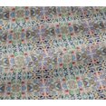 thumbnail image 5 of oneOone Cotton Jersey Teal Blue Fabric Block Craft Projects Decor Fabric Printed By The Yard 58 Inch Wide-RT, 5 of 5