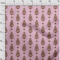 thumbnail image 2 of oneOone Polyester Lycra Fabric Leaves & Paisley Block Print Fabric By Yard 56 Inch Wide, 2 of 4