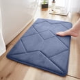 thumbnail image 1 of Boovnll Bathroom Water Absorbing Door Mat Convenient Machine Wash Lightweight Fabric Quick Water Absorption Non Slip Floor Mat, 1 of 6