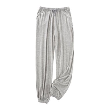 Dagugfen Pyjama pour Hommes Pantalon Taille Élastique Cordon de Serrage Ample Doux Confortable Pantalon Décontracté Vêtements de Détente