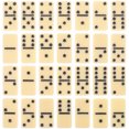 thumbnail image 1 of 1 Ensemble de Dominos Ensemble de Dominos Bloc Dominos Jeu de Société pour Adultes Fête Rassemblement, 1 of 8