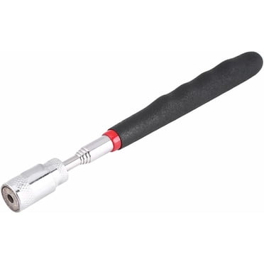 Outil de ramassage de Boules de pétanque, Outil de ramassage magnétique flexible rétractable avec lumière LED, écrous et vis rétractables, Outil de ramassage magnétique