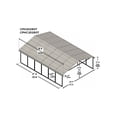 thumbnail image 3 of Arrow 20 x 29 x 7 ft Eggshell Carport, 3 of 8