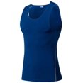 thumbnail image 1 of TOPTIE Men's Athletic Tank Top, Under Base Layer Sleeveless Shirt, Gym Workout Vest-Blue-3XL, 1 of 6